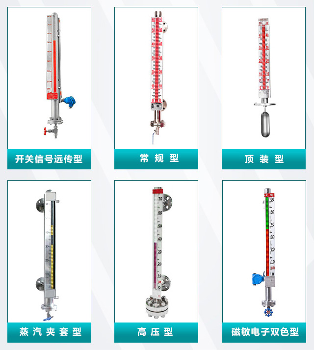 二甲醚液位計產(chǎn)品分類圖